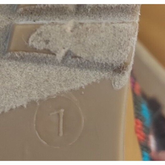 Olivia Miller Womens Sz 7 Lace Up Tan Ankle Booties Sweater Top Fashion Shoe - Picture 11 of 13